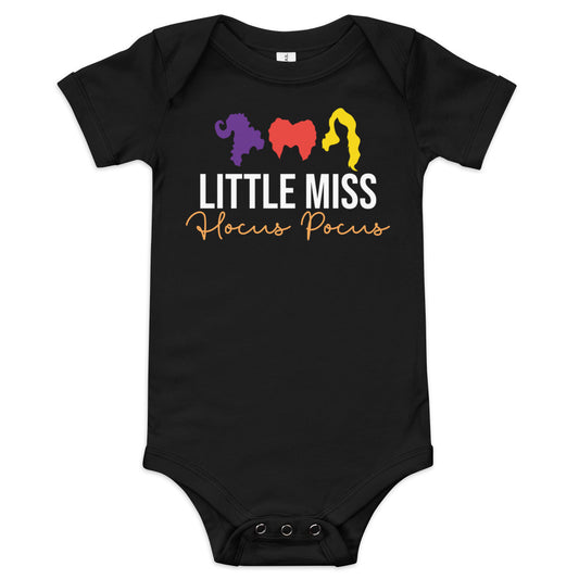 Little Miss Hocus Pocus Baby Short Sleeve Onesie