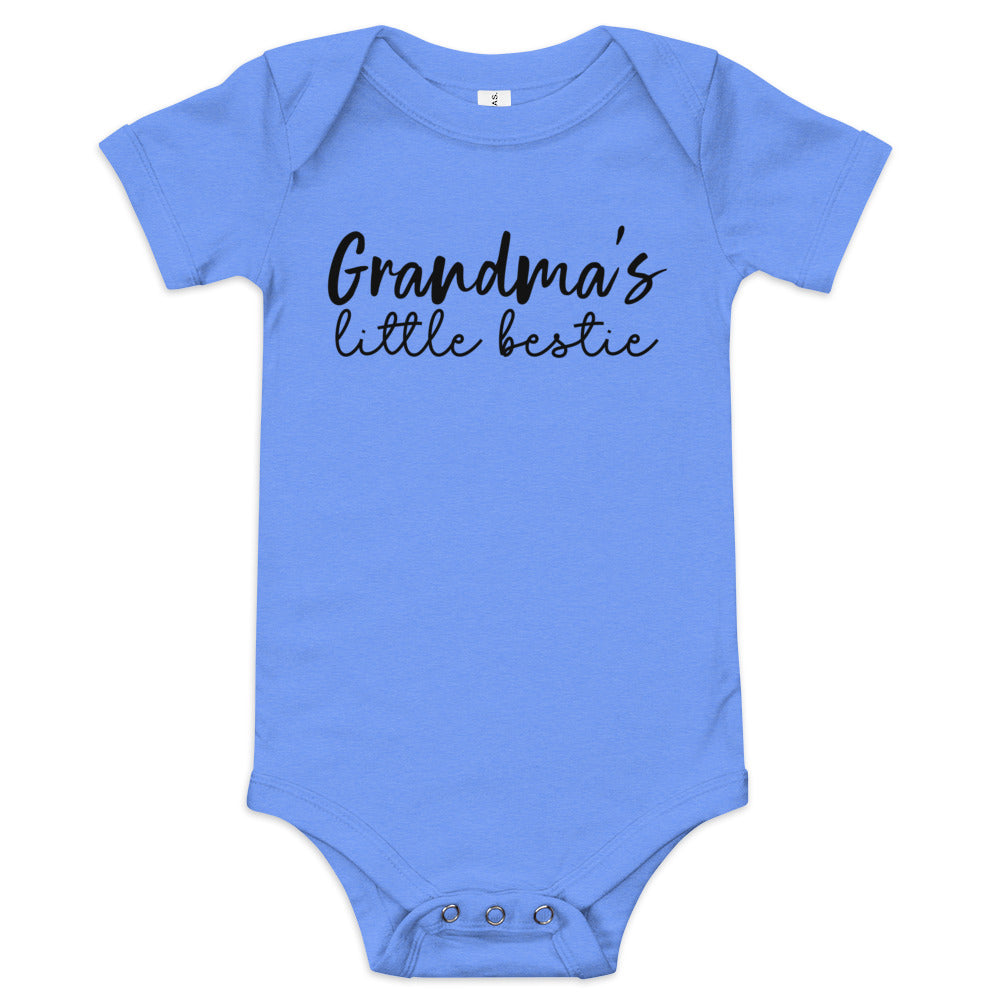 Baby Grandma's Bestie Short Sleeve Onesie