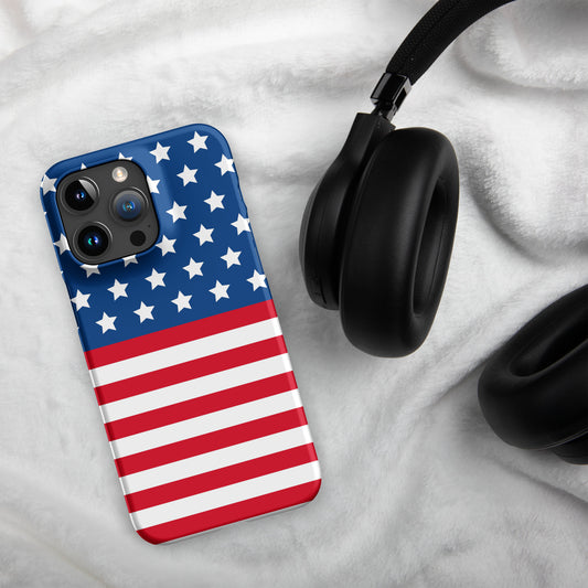 American Flag Snap case for iPhone®