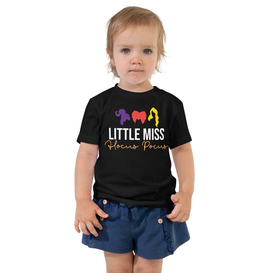 Little Miss Hocus Pocus Toddler Short Sleeve Tee