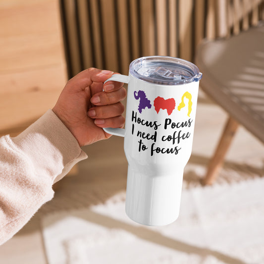 Hocus Pocus I Need Coffee Travel Mug