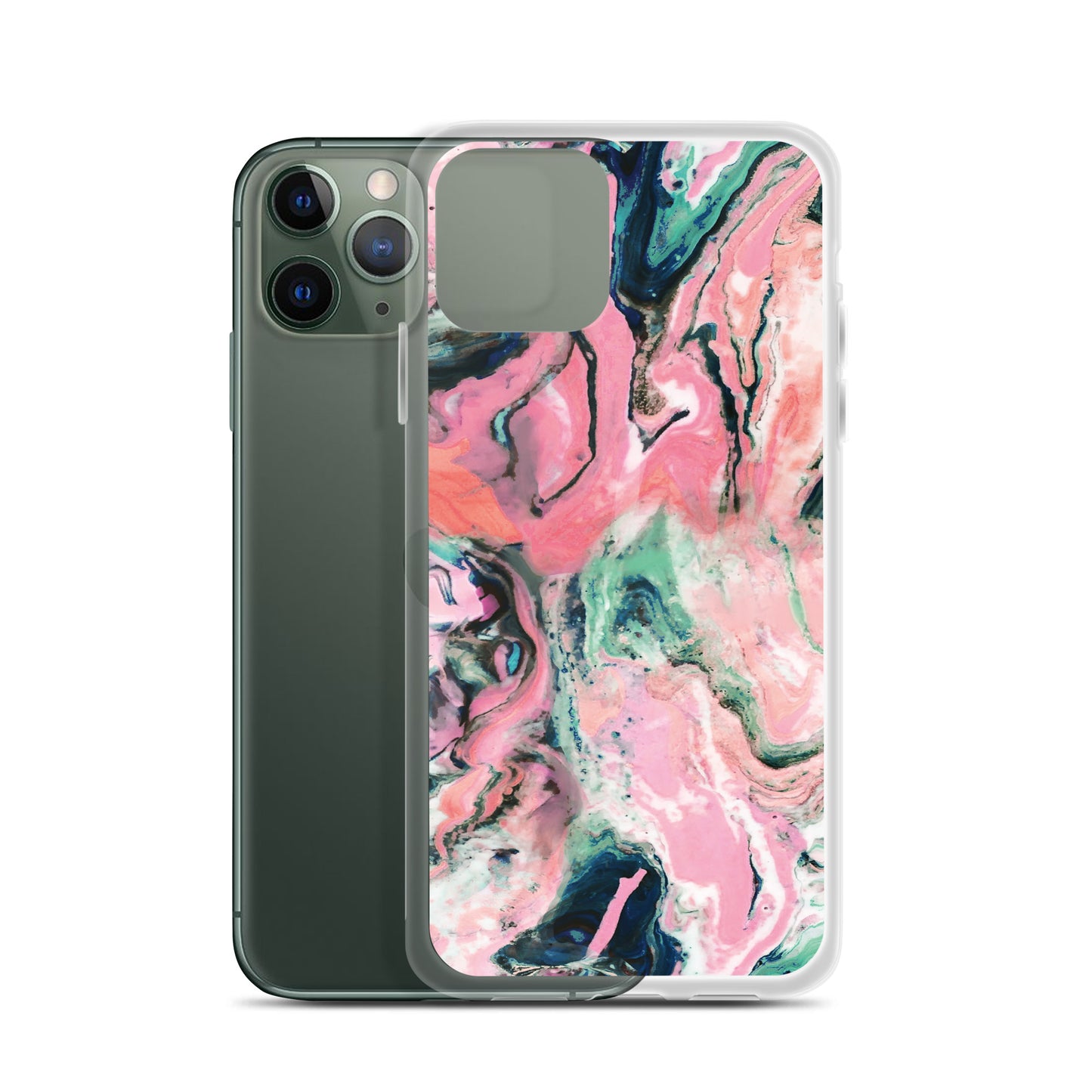 Pink Marble Iphone Case