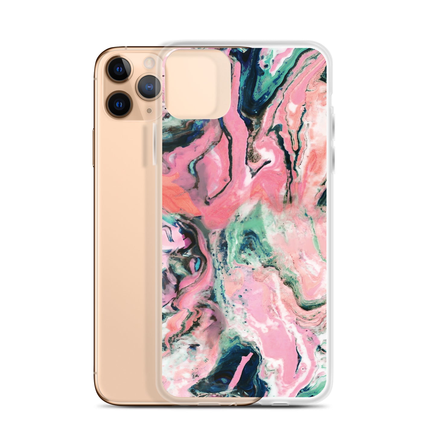 Pink Marble Iphone Case