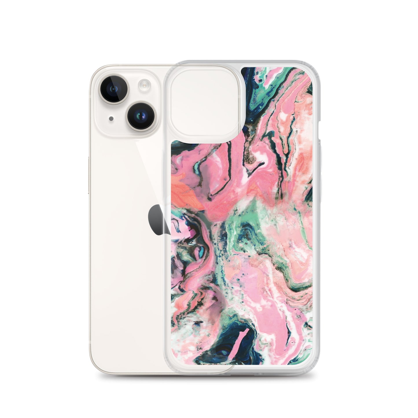 Pink Marble Iphone Case