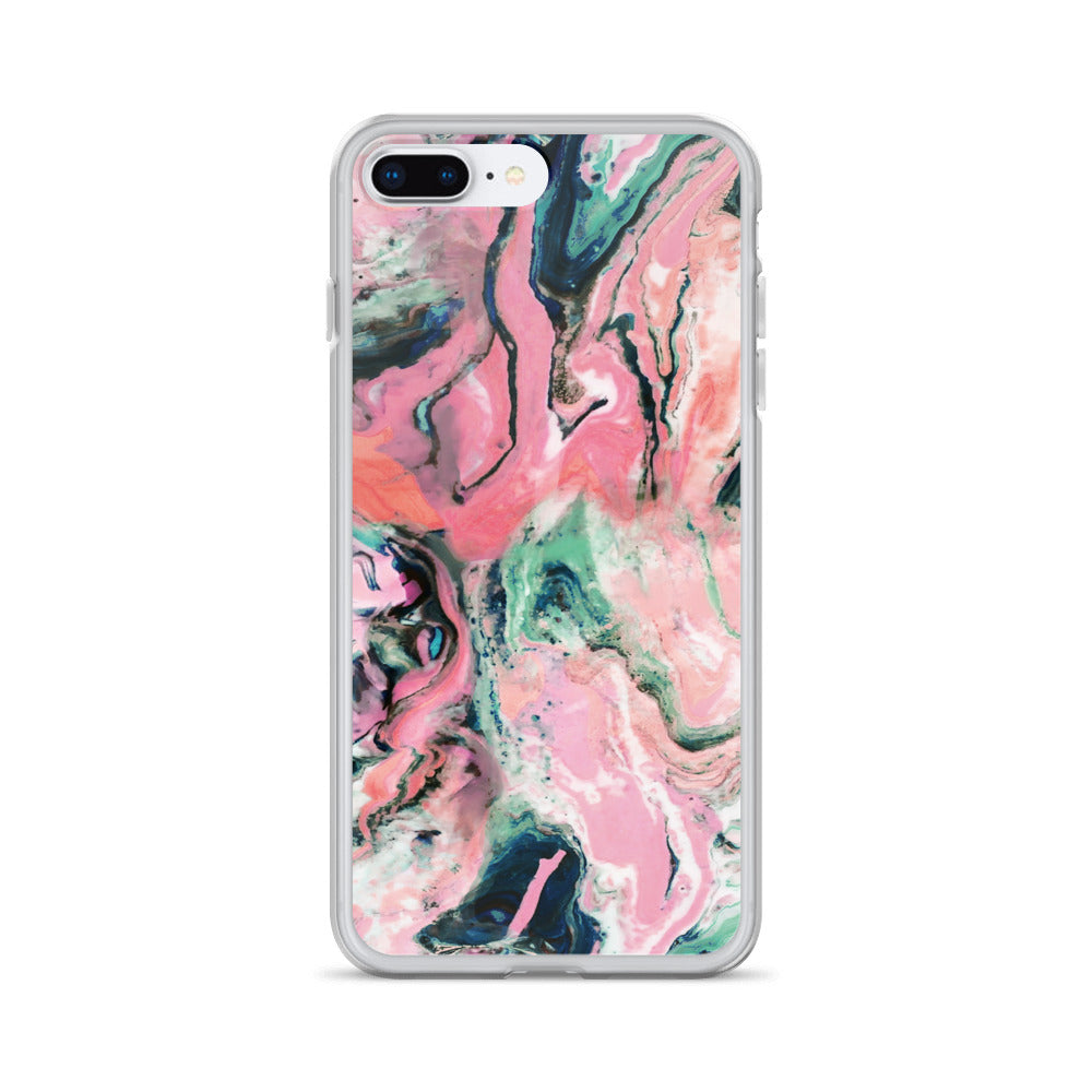 Pink Marble Iphone Case