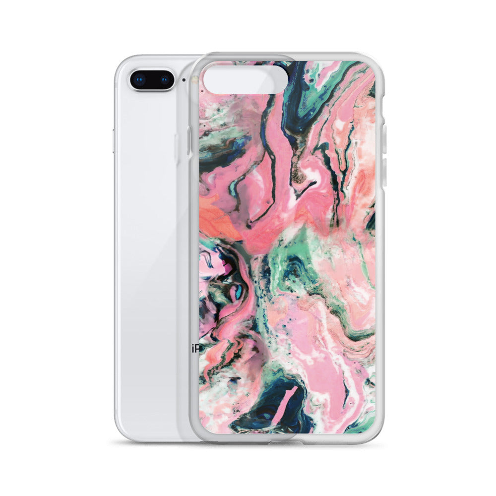 Pink Marble Iphone Case