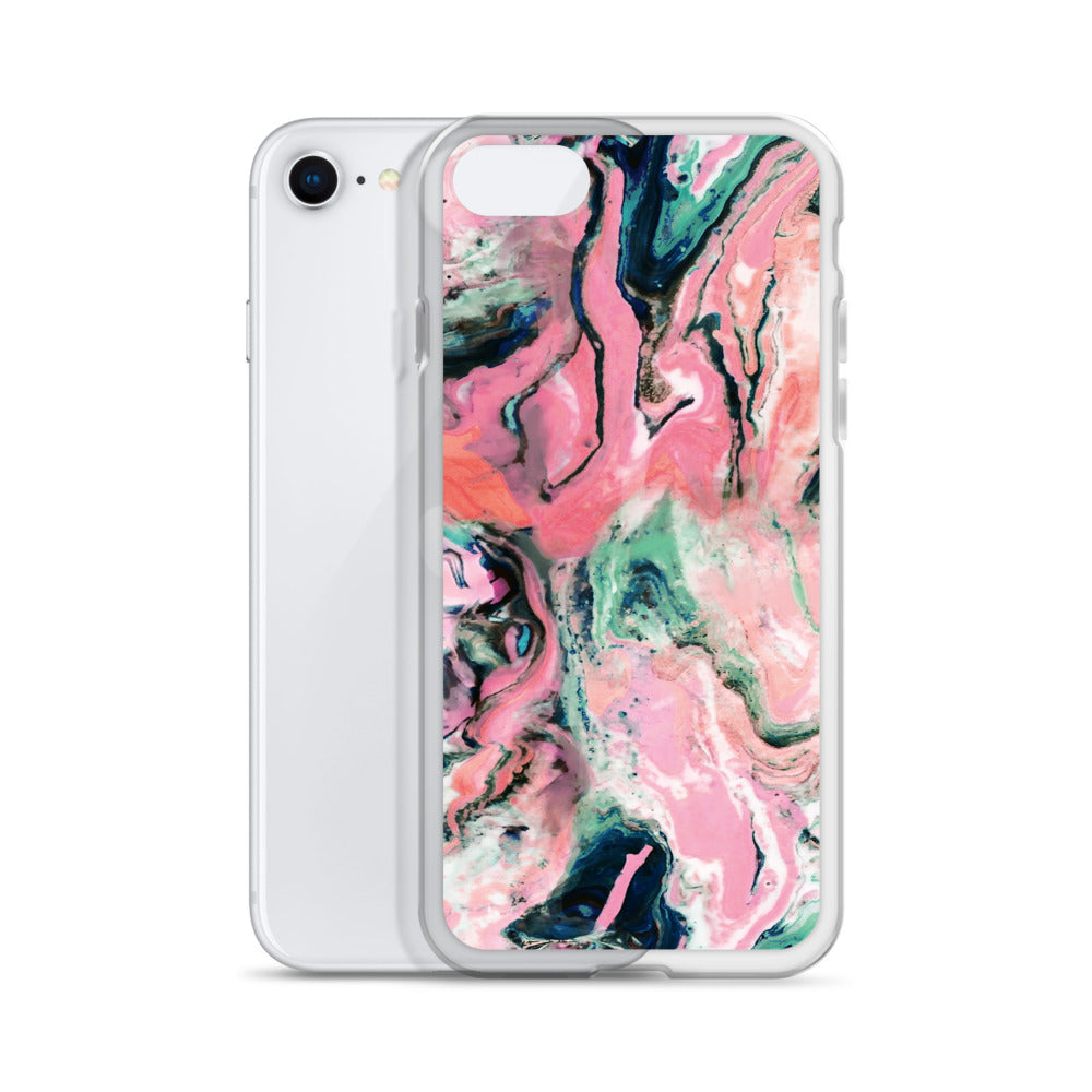 Pink Marble Iphone Case