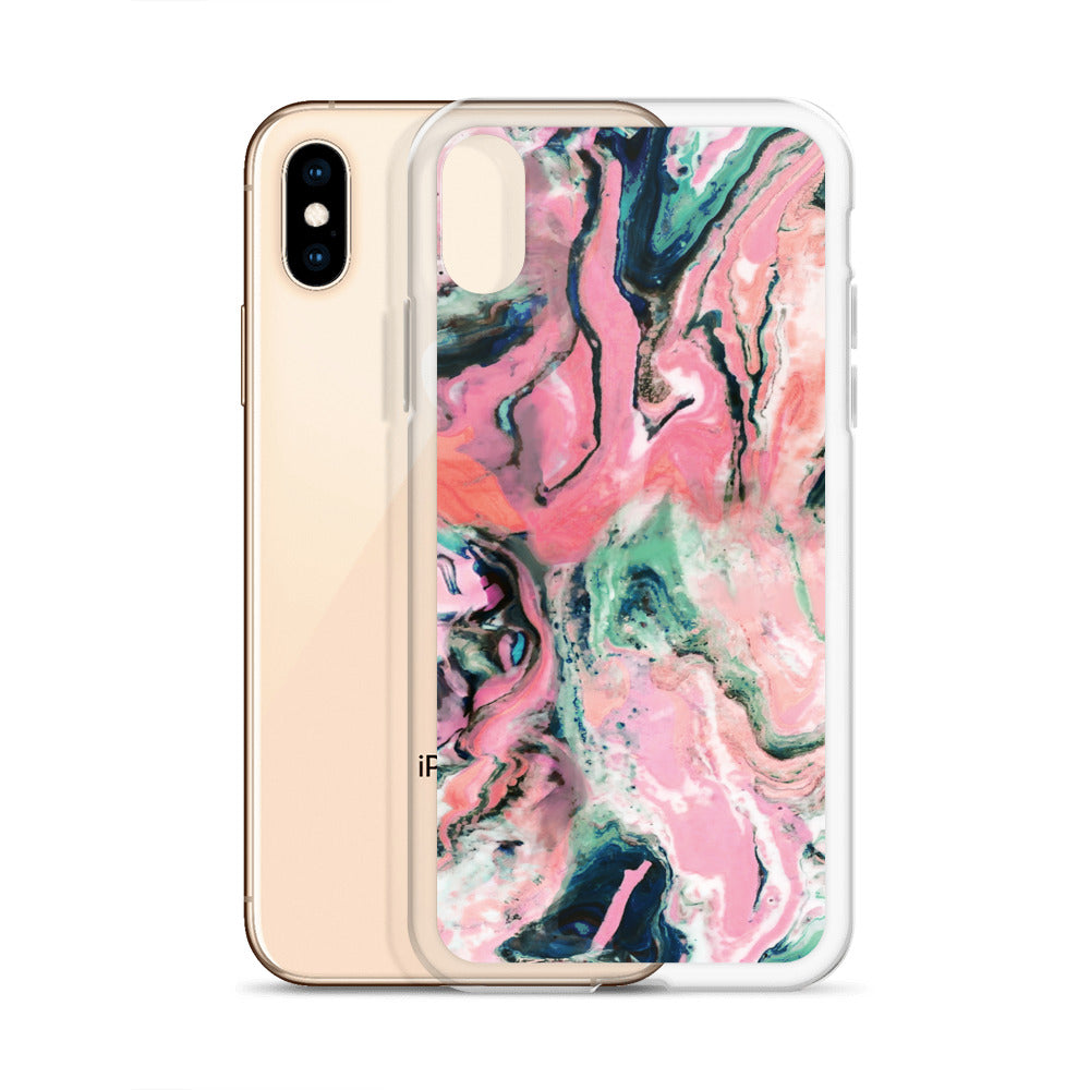 Pink Marble Iphone Case