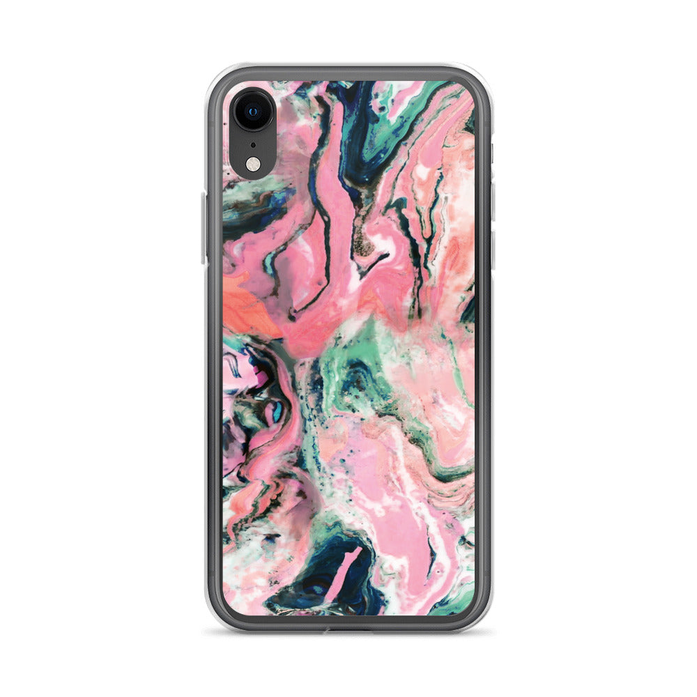 Pink Marble Iphone Case