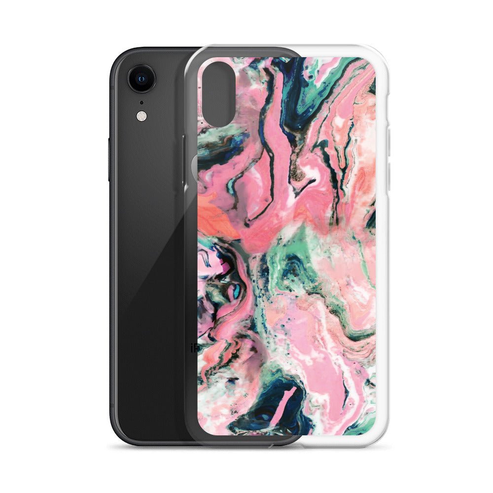 Pink Marble Iphone Case