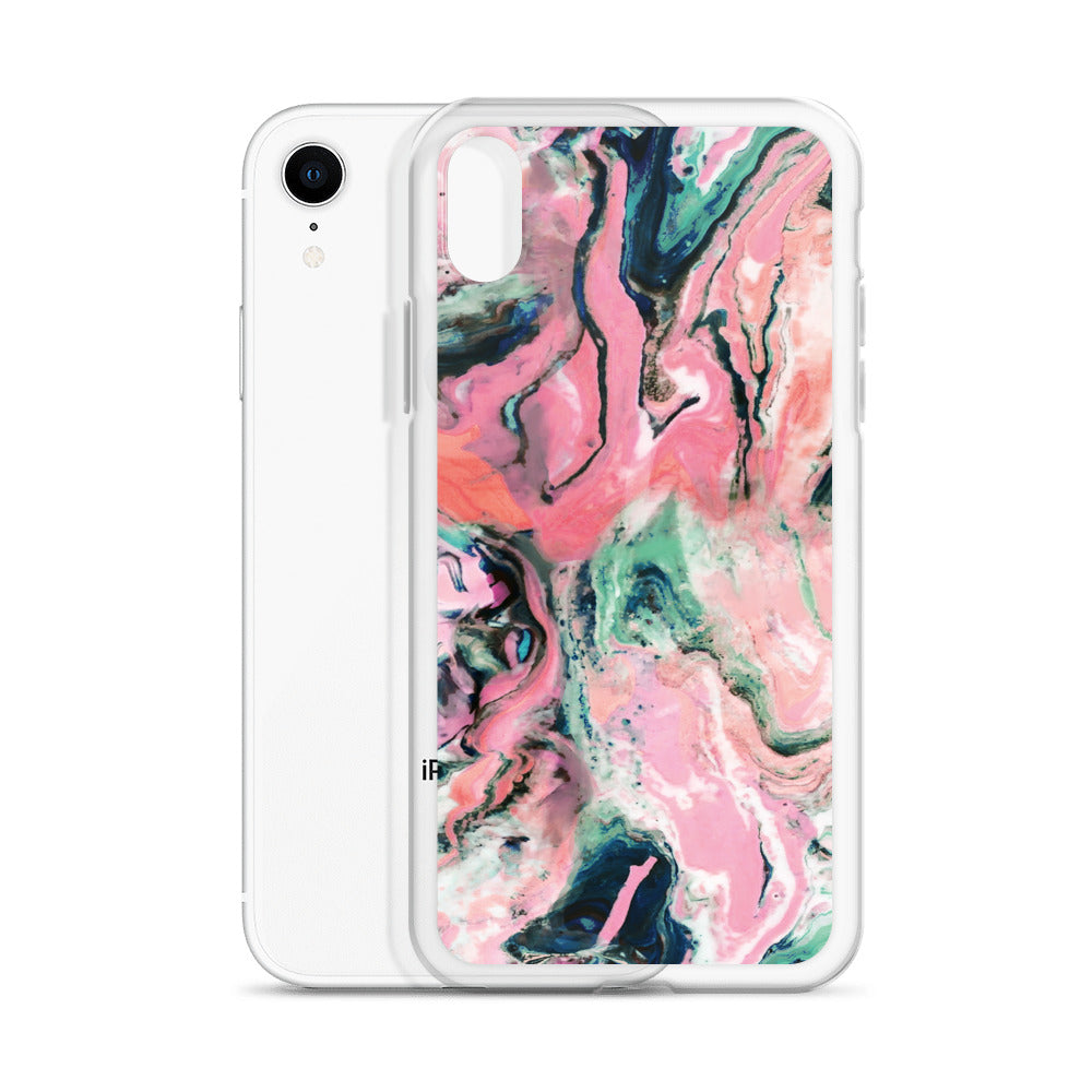 Pink Marble Iphone Case