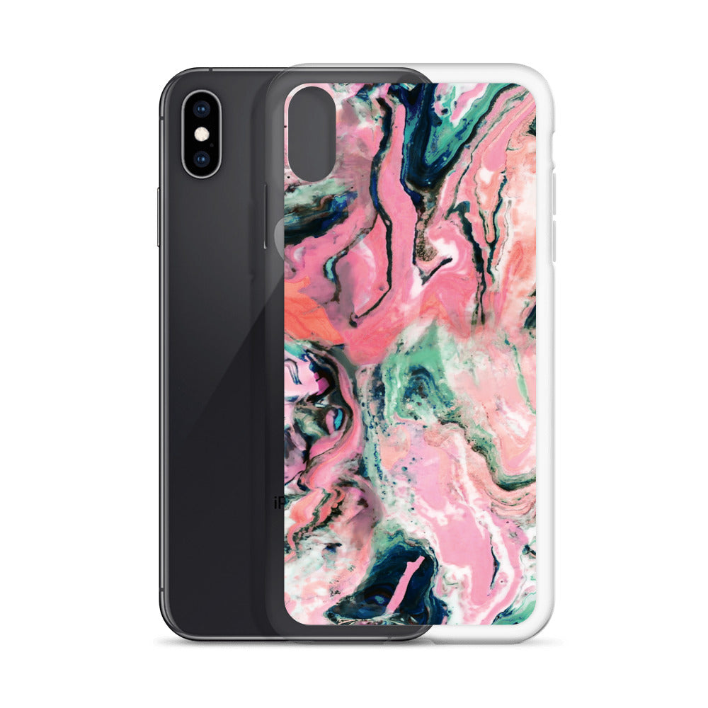 Pink Marble Iphone Case