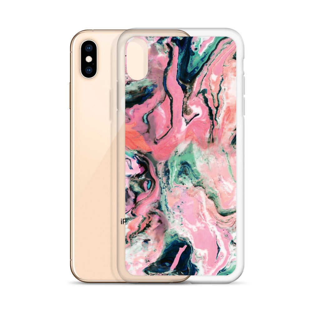 Pink Marble Iphone Case