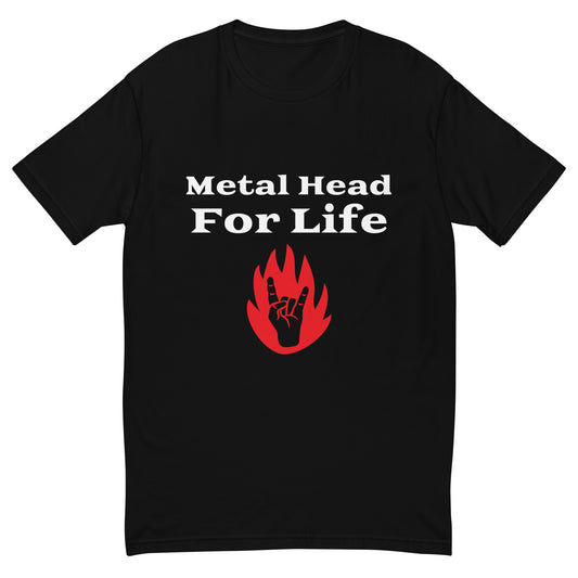 Metal Head for Life Reverse - Short Sleeve T-Shirt