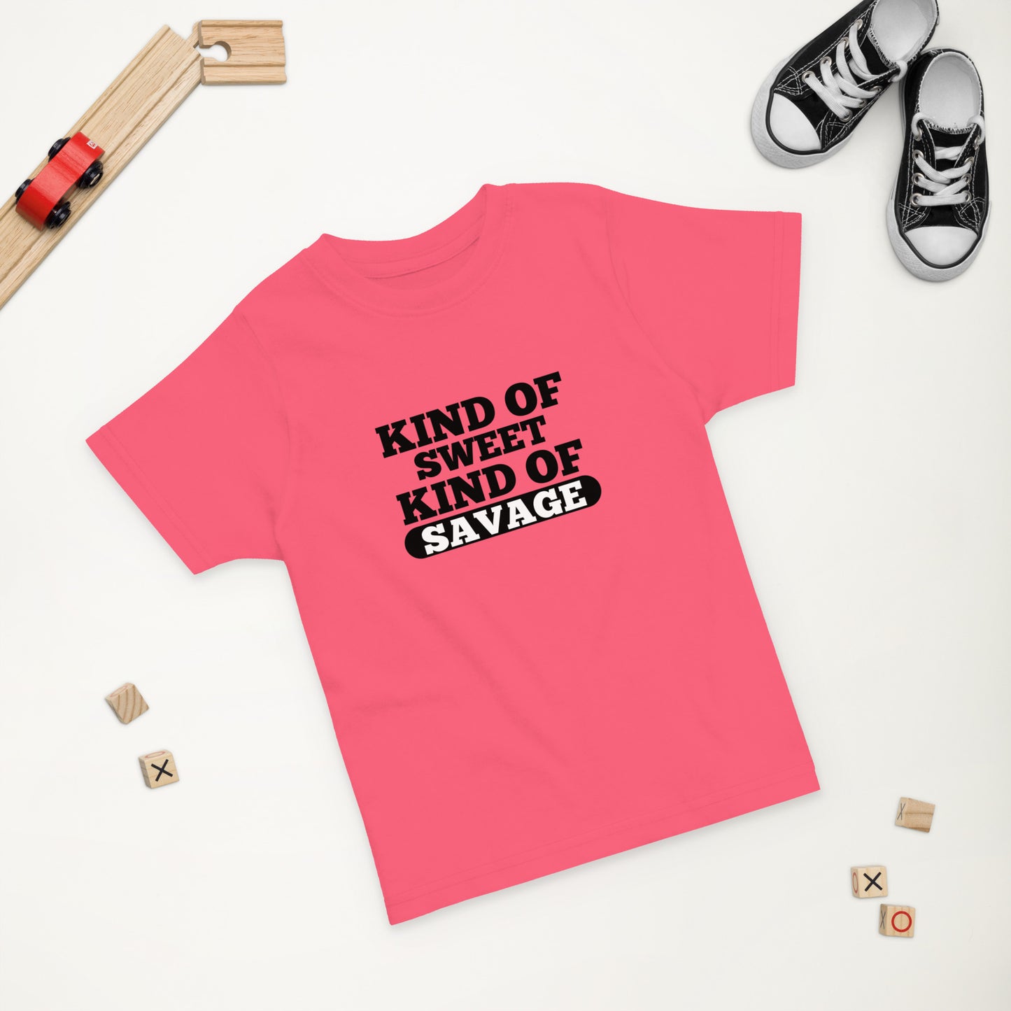 Sweet & Savage Toddler Jersey T-Shirt